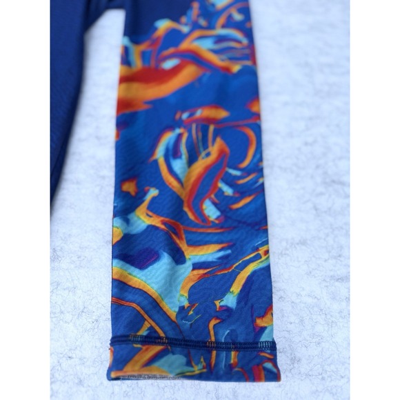 WITH For Peloton Black History Month Crop Leggings Blue Size XS High Rise - Picture 3 of 9